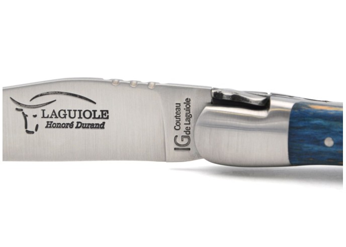 Laguiole mit Label Geografische Angabe, 12 cm Griff aus Akazie