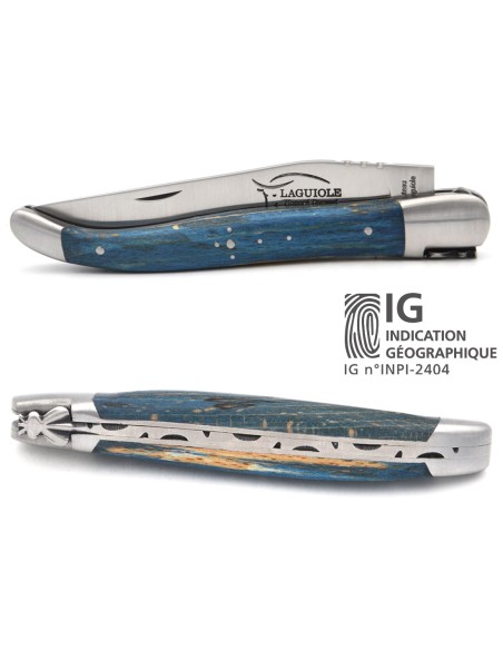 Laguiole with Geographical Indication label, 12 cm acacia wood handle