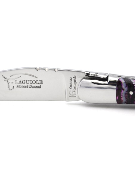 Laguiole indication géographique en molaire de mammouth violette