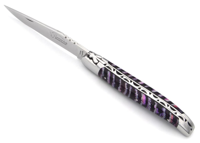 Laguiole indication géographique en molaire de mammouth violette
