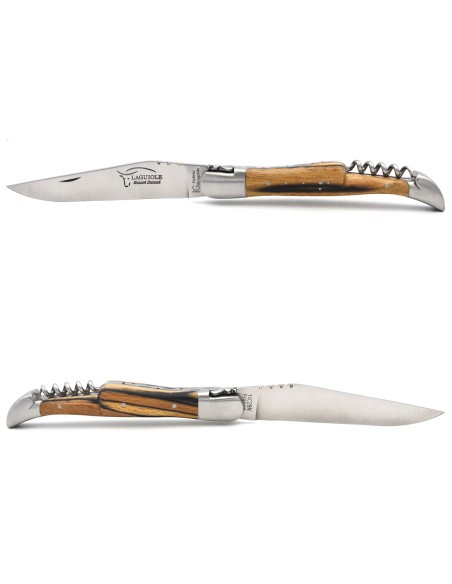 Laguiole GA, 12 cm Griff aus Aubrac-Buchenholz mit Korkenzieher