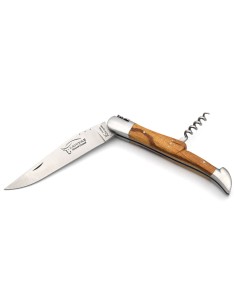 Couteau de Laguiole labellisé IG en bois serpent avec tire-bouchon 2