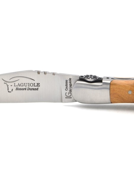 Laguiole mit GA, Wacholderholz mit Korkenzieher, Okzitanische Kreuz