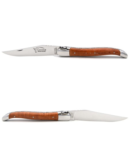 Laguiole mit Label Geografische Angabe, 12 cm Griff aus Heideholz