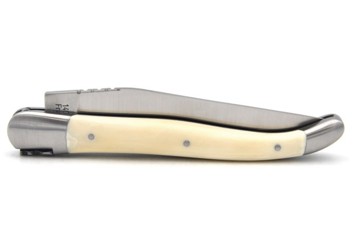 Laguiole knife Geographical Indication, 12 cm warthog tooth handle