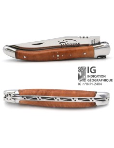 Laguiole mit Label Geografische Angabe, 11 cm Griff aus Heideholz