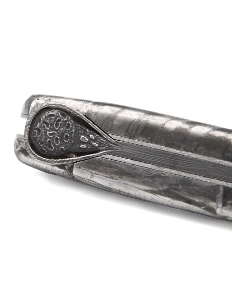 Der Meteorit mit Klinge und Feder aus Damaszenerstahl