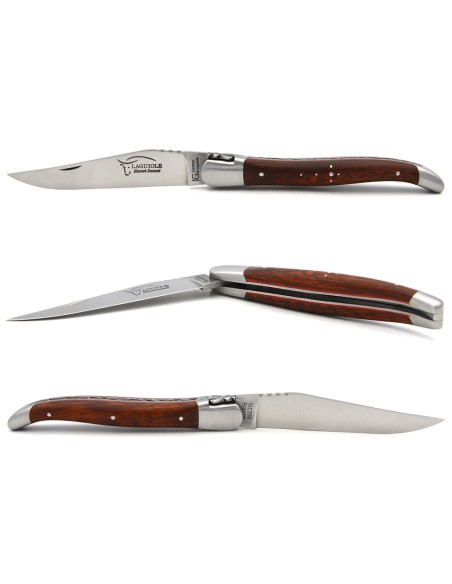 Laguiole mit GA, 12 cm Griff aus Schlangenholz, Klassiche Biene Nr.1