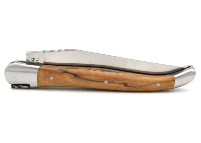 Laguiole mit GA, 12 cm Griff aus Aubrac-Buchenholz,  Klassiche Biene Nr.1