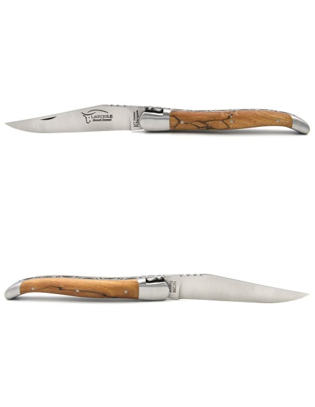 Laguiole mit GA, 12 cm Griff aus Aubrac-Buchenholz,  Klassiche Biene Nr.1