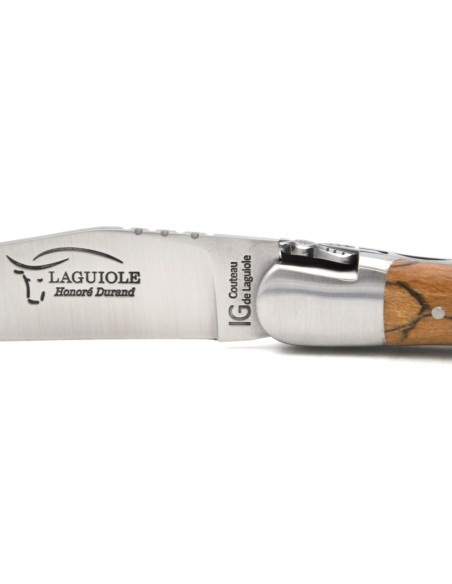 Laguiole mit GA, 12 cm Griff aus Aubrac-Buchenholz,  Klassiche Biene Nr.1