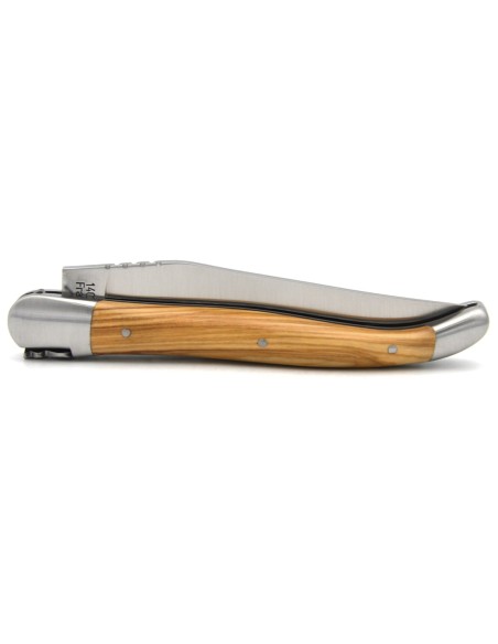 Laguiole IG en olivier, abeille classique n°1, manche de 12 cm