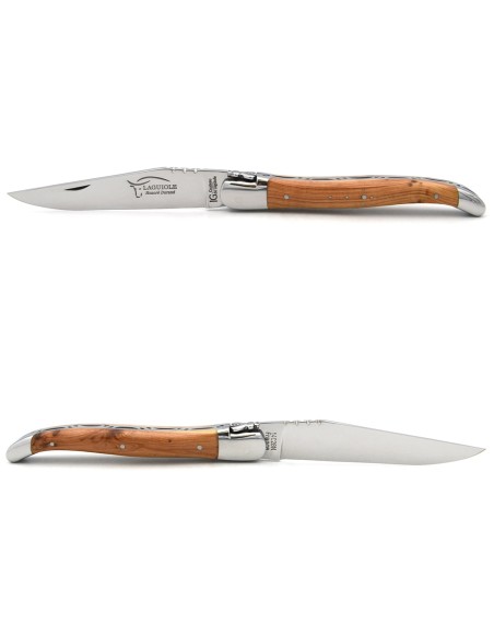 Laguiole mit GA, 12 cm Griff aus Wacholderholz,  Klassiche Biene Nr.2