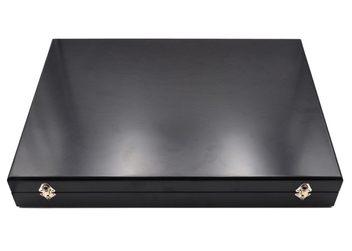 Ménagère Laguiole 48 pièces manche bois divers mitres inox brillant