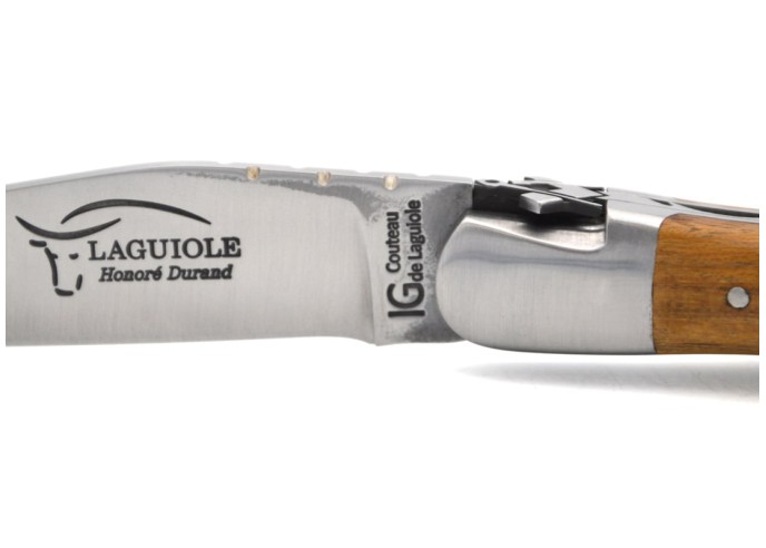 Laguiole mit Geografische Angabe, 12 cm aus Akazie, Freimaurerei