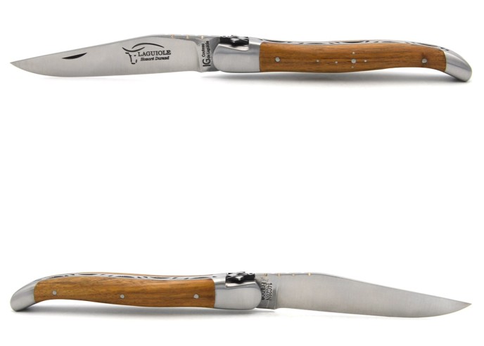 Laguiole mit Geografische Angabe, 12 cm aus Akazie, Freimaurerei