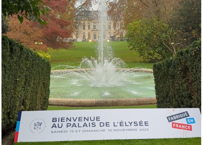 Couteau de Laguiole IG en hêtre de l'Aubrac, abeille mécanique
