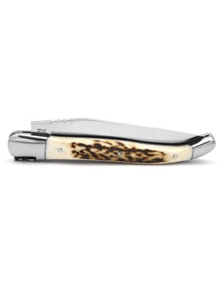 Laguiole with Geographical Indication label  and deer antler handle