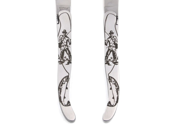 The skeleton -  Full matt stainless steel handle - Coutellerie Honoré Durand