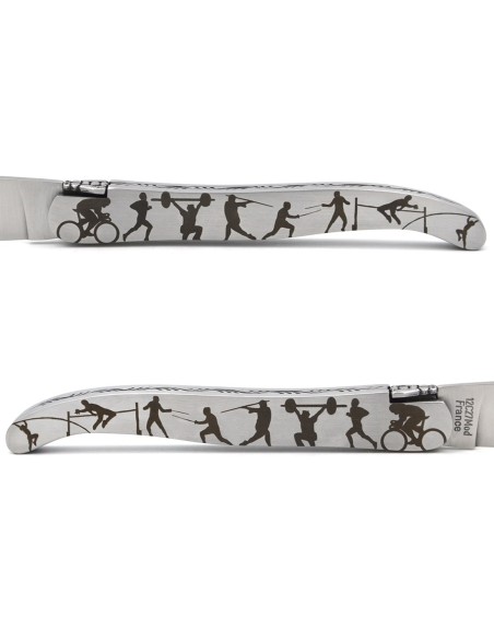 The skeleton -  Full matt stainless steel handle - Coutellerie Honoré Durand