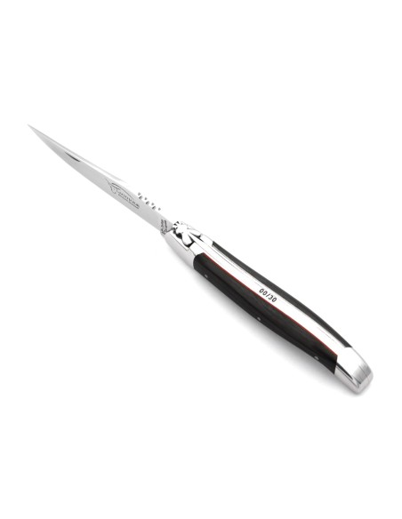 Laguiole Knife with Geographical Indication label “Vendée Globe”, Made from Yacht Carbon Fiber