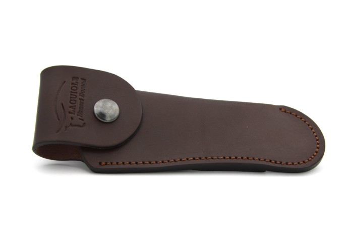 Ledergürteltasche mit schräger Schlaufe für Laguiole-Messer