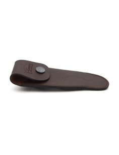 Étui cuir ceinture avec passant oblique pour couteaux de chasse 13 cm, marron 2