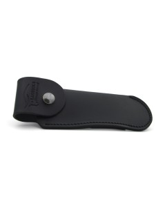Leather belt sheath with oblique loop for Laguiole knives 2