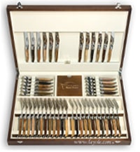 Sets of Laguiole table cutlery